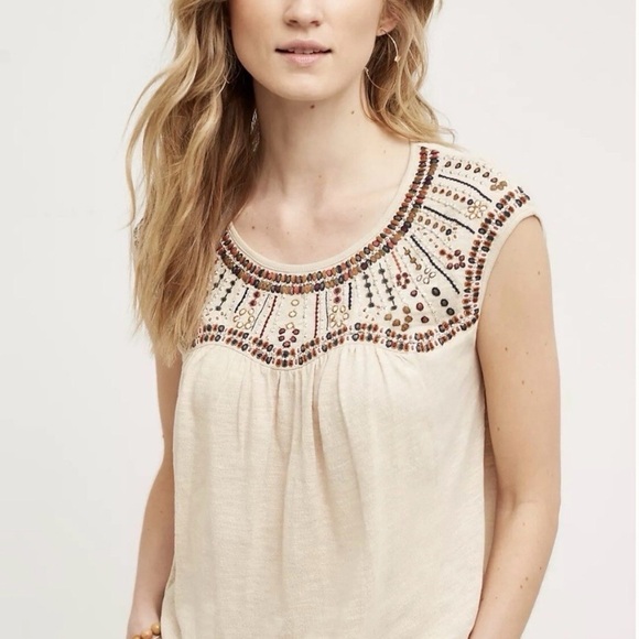 Anthropologie Tops - Akemi + Kin Mirabelle Embroidered Top – Anthropologie